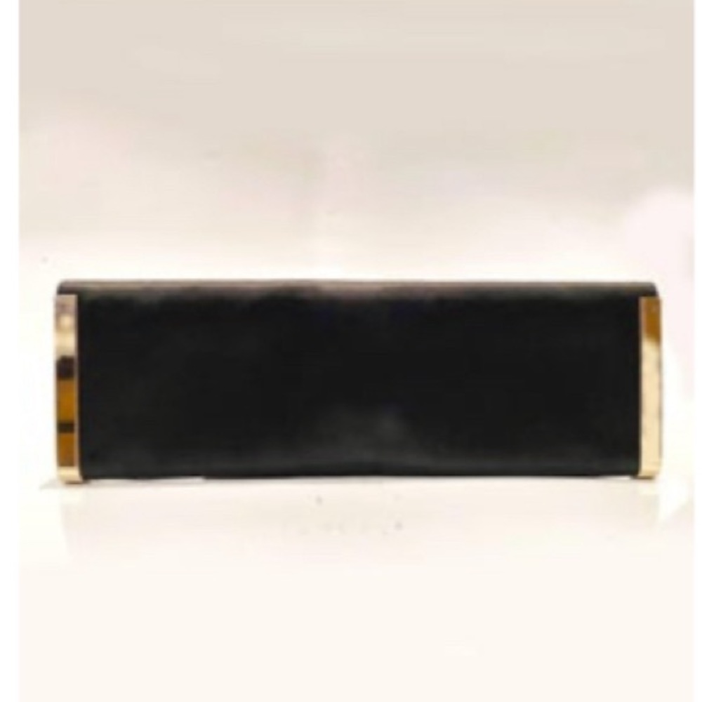 2000s Tom Ford for Gucci Black Satin Box Clutch Bag - Picture 3 of 9